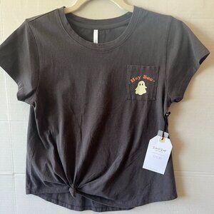 Girl - XL/14 - NWT Sweet Soul "Hey Boo" Spooky Vibes Black Tee